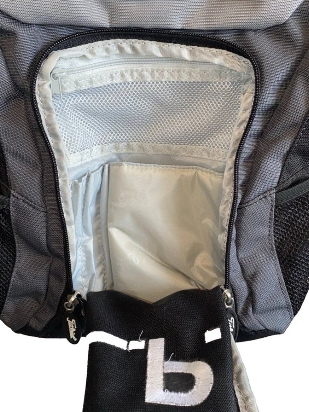 Titleist Players Nylon Backpack Bag Commuter Laptop Travel Golf Black - Picture 7 of 13